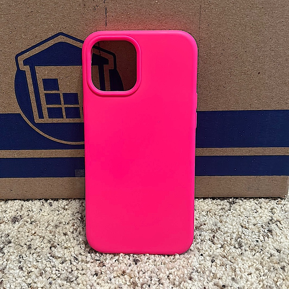 HOT PINK iPhone 12 Max Pro phone case for sale.
